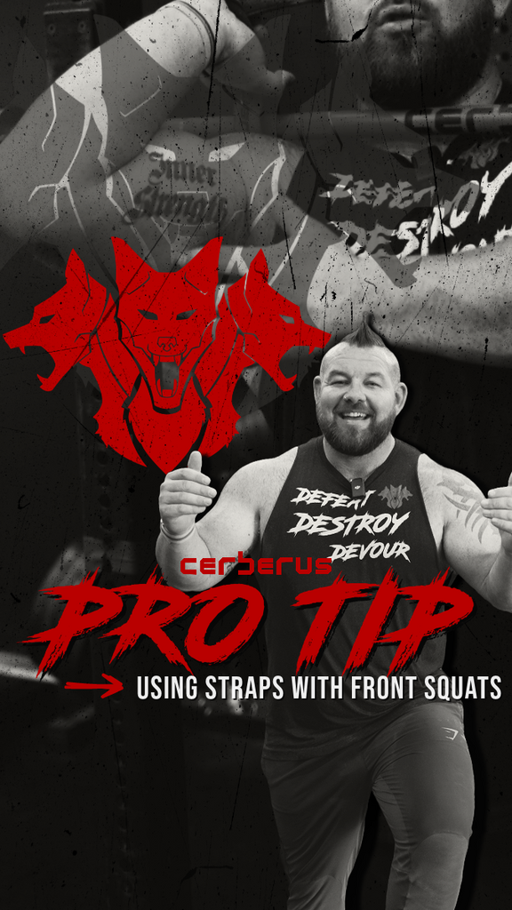 USING LIFTING STRAPS WITH FRONT SQUATS