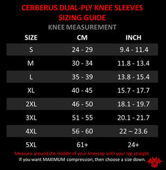 Dual-Ply Knee Sleeves from CERBERUS Strength – CERBERUS Strength USA