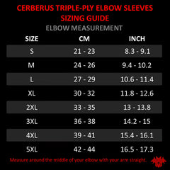 Triple-Ply Elbow Sleeves from CERBERUS Strength – CERBERUS Strength USA