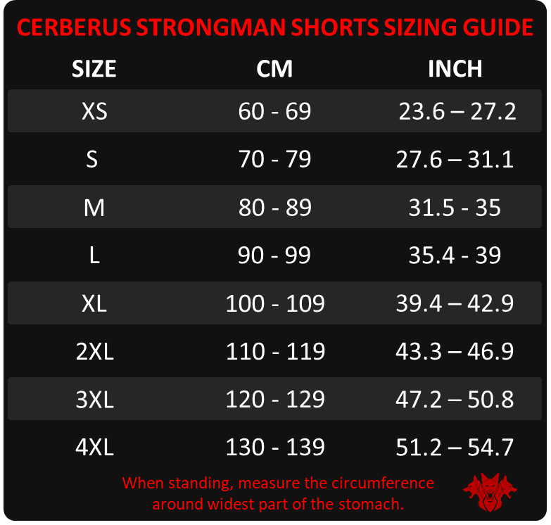 Strongman Shorts V2 Red (2.5mm Neoprene)